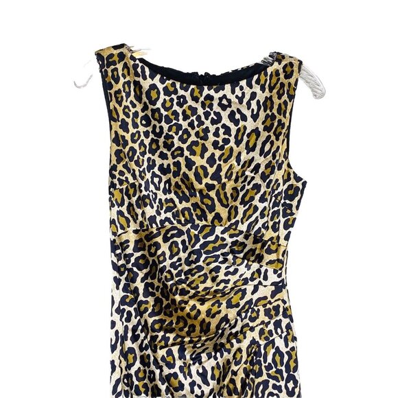 Cache Leopard Print Sleeveless Short Dress 10 - Picture 2 of 4